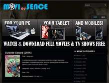 Tablet Screenshot of moviessence.com